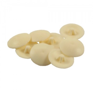 Beige Pozi Drive Cover Cap (Pack of 50)